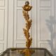 Sculptural bronze lamp, Fondica, Paris