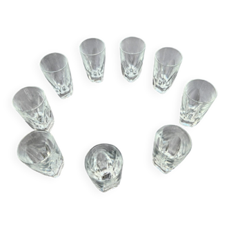 9 verres à apéritif