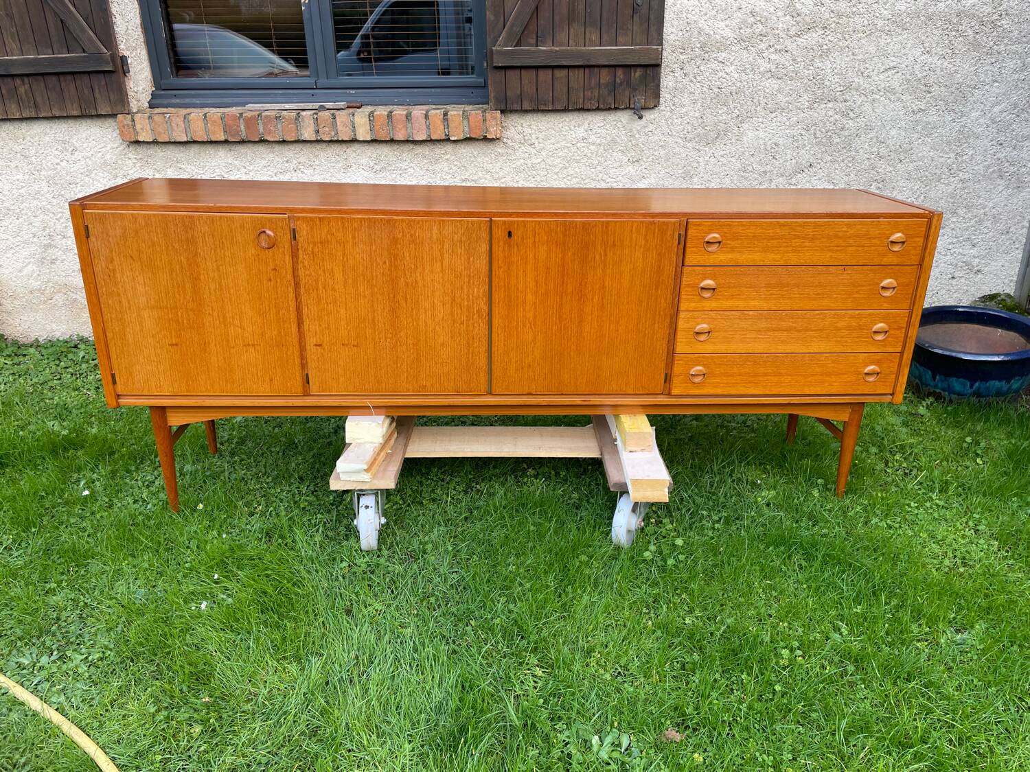 Vintage Scandinavian sideboard