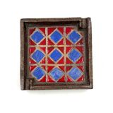 Mid-century space age ceramic ashtray, Aldo Londi Bitossi Italy 1970s