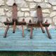 Paire de chaises espagnoles brutalistes années 50