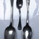 3 antique stew spoons from the 18th century