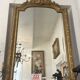 Antique mirror in wood and gilded stucco, Louis XV style, 19th century