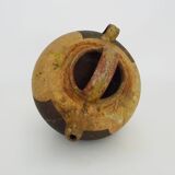 Old goat, jug, gargoulette, sandstone water pitcher. nineteenth century