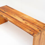 XXL Desk with Drawer Unit in Solid Pine by Ate van Apeldoorn