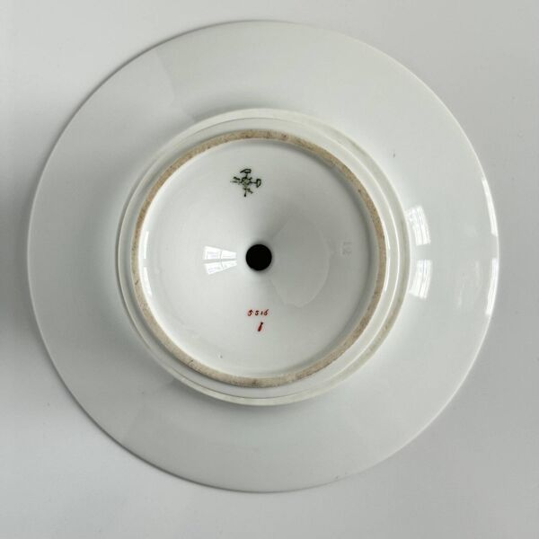 Présentoir à gâteau   EPIAG   rubans/nœuds et guirlandes rose/violet