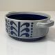 Small ear bowl Boch vintage blue and grey
