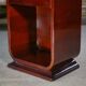 Art Deco mahogany bedside table/occasional unit with lacquered finish, 1930s