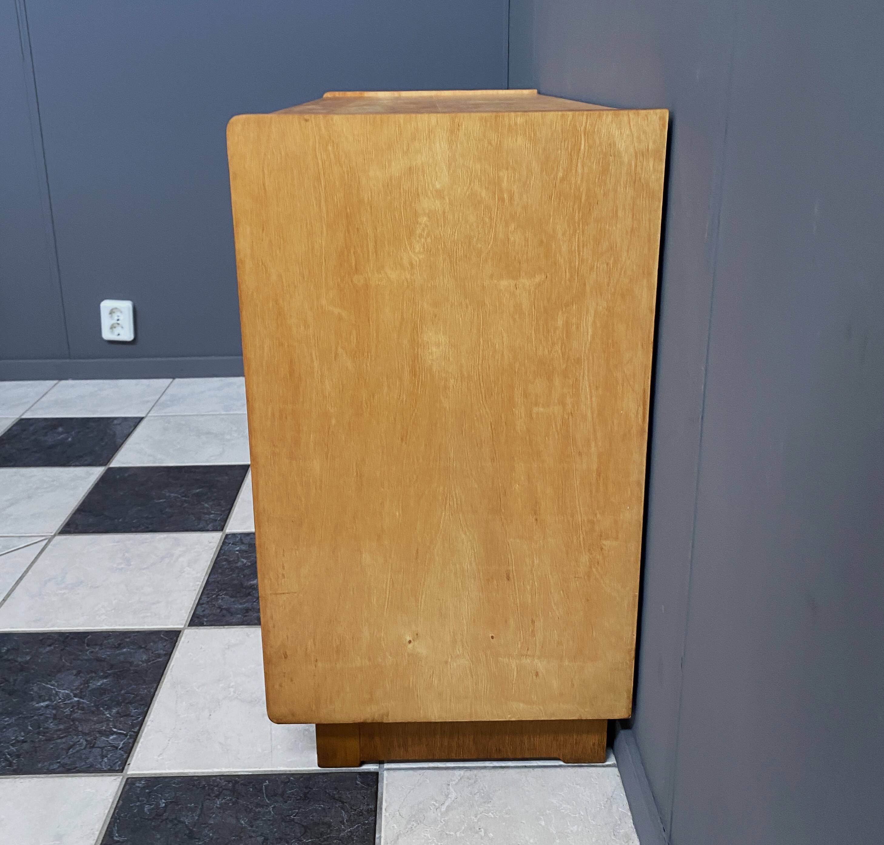 Blond wood WK Cabinet by Arno Lambrecht 1952