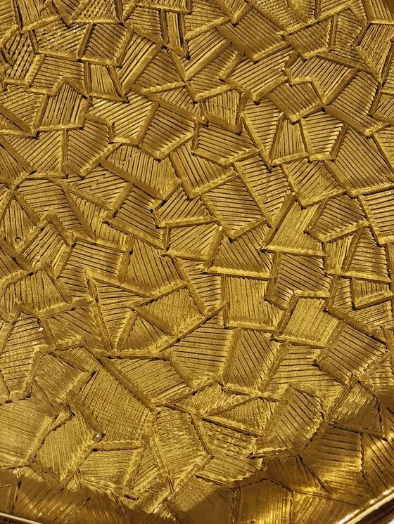 Smoked glass Art Deco tray