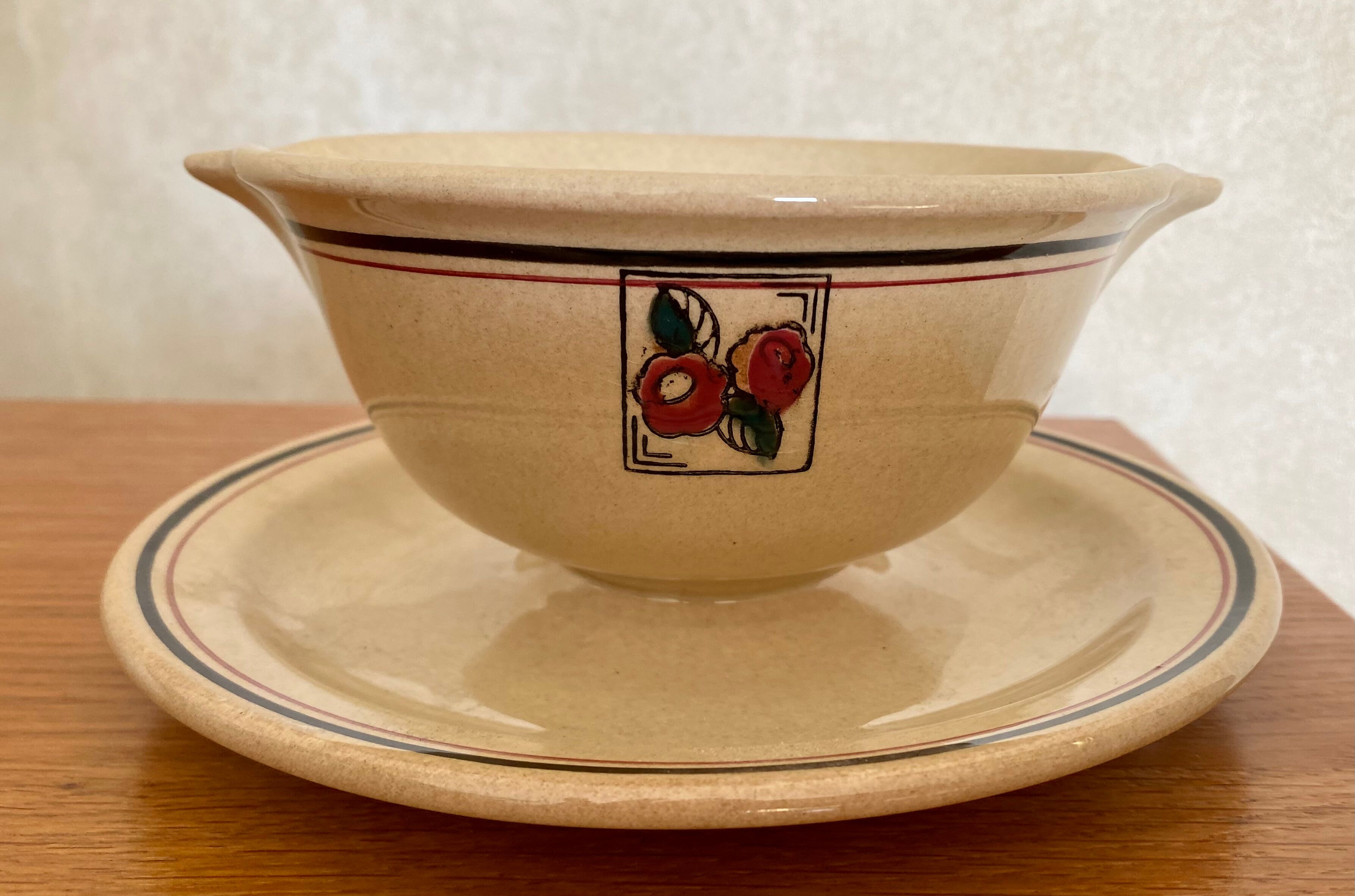 Saucier E.Charbonnier cérame vintage