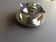 silver-plated metal sauce boat