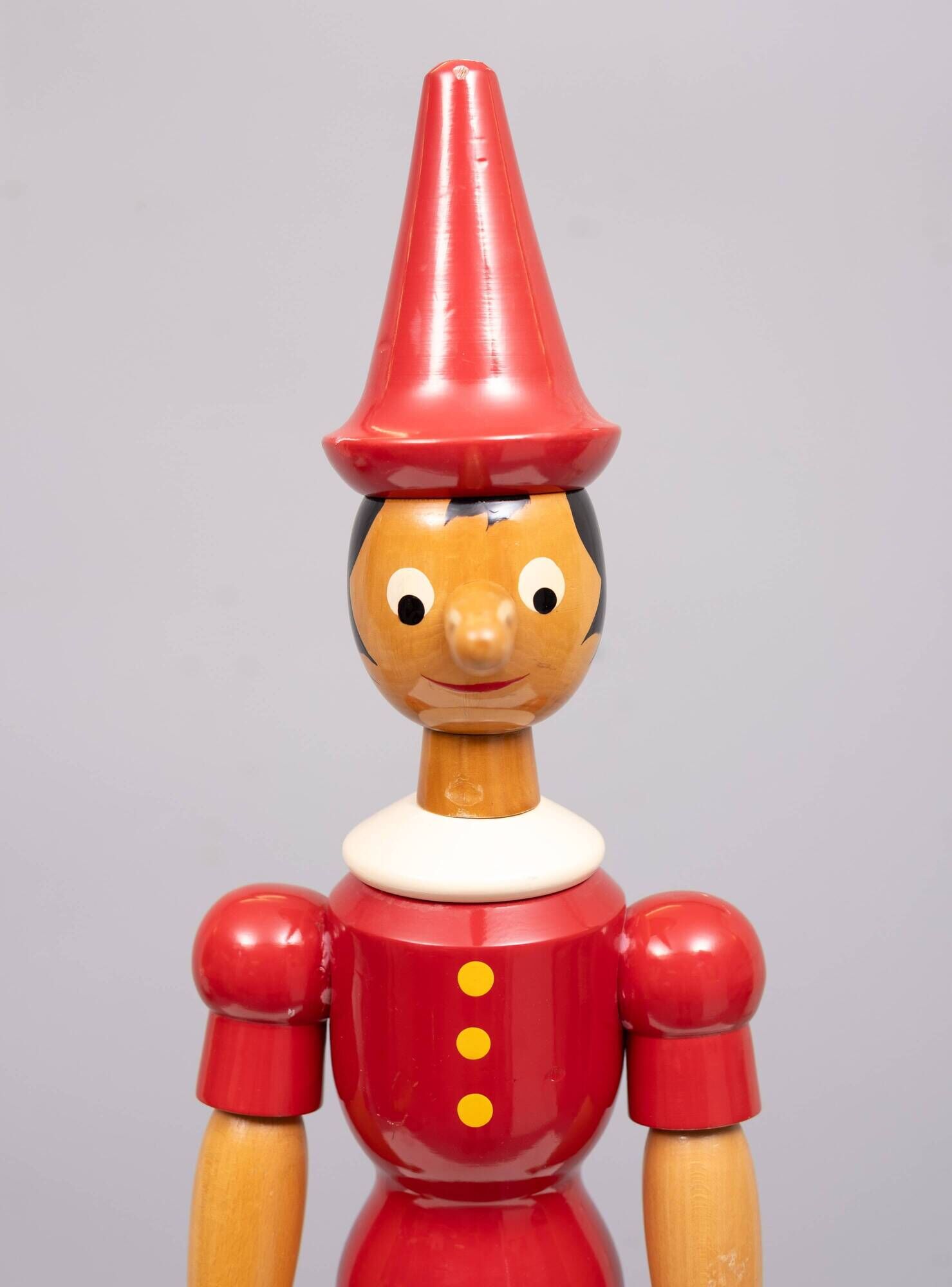 C2 Rainoldi over 37 inch Beech Wood Pinocchio 1980s Italy
