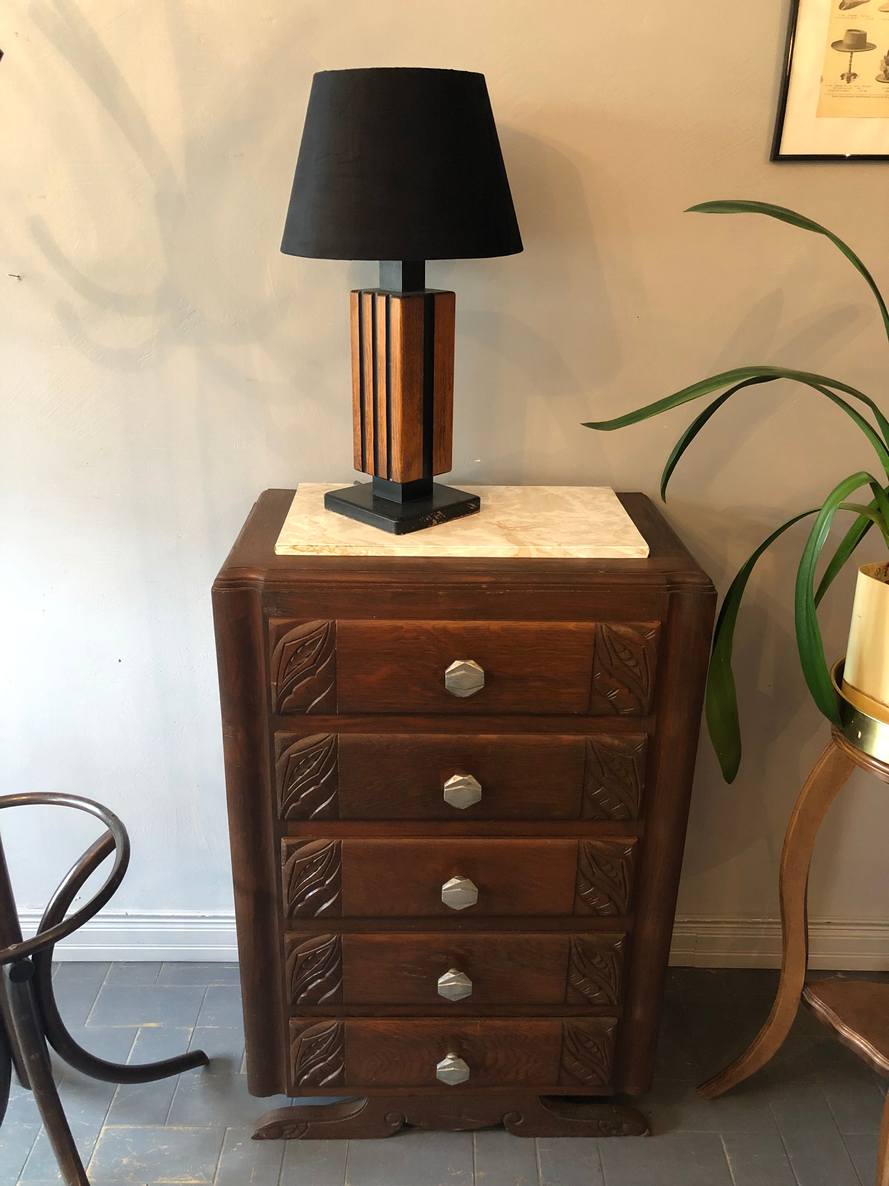 Art Deco rag chest of drawers