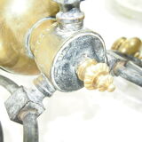 Bronze gas chandelier