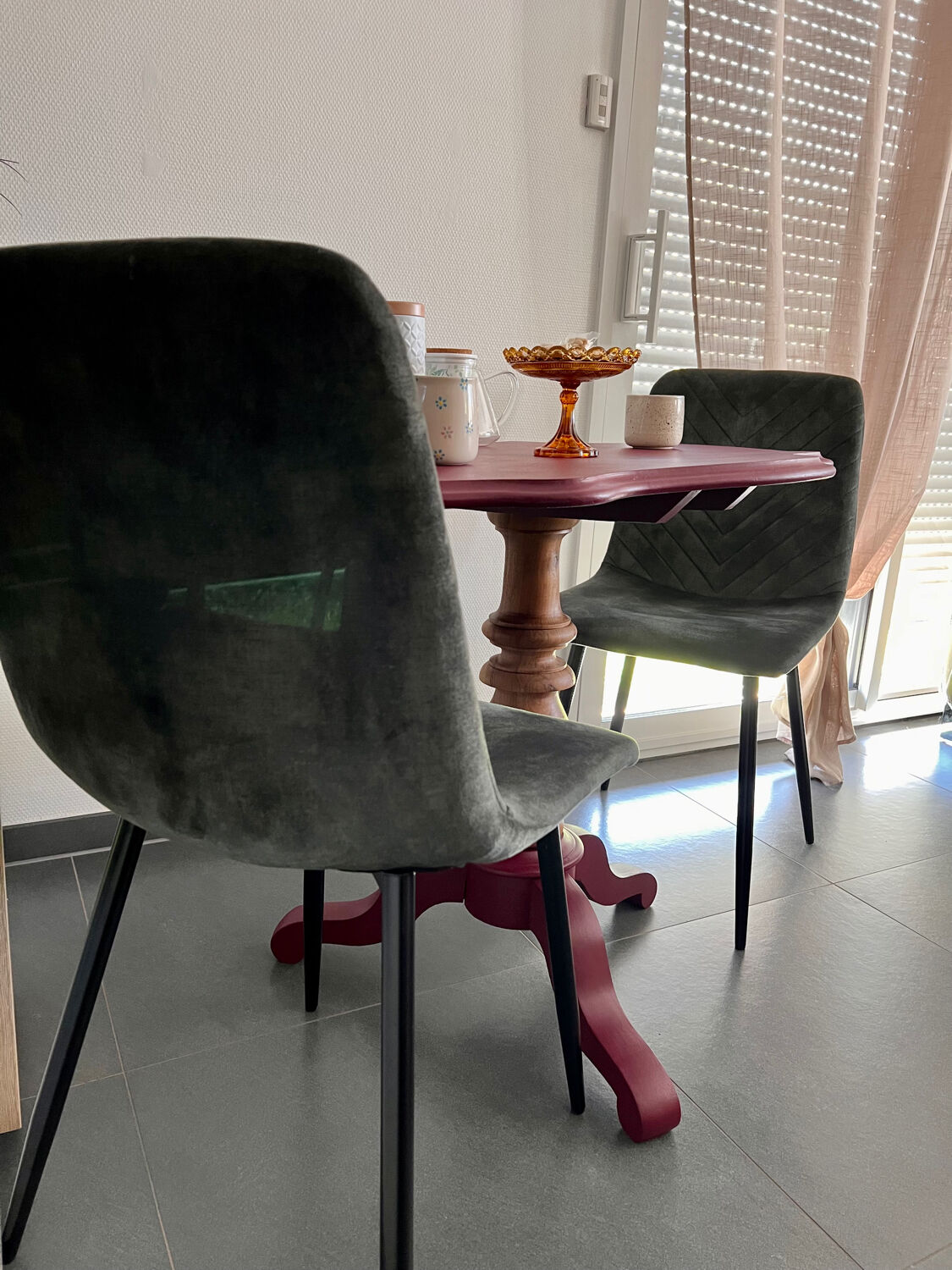 Table d’appoint rénovée