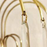 Wall lamp "Venini" of crystals. Italy 1970s