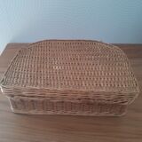 Vintage flat basket