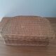 Vintage flat basket