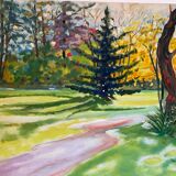 Park view signed Planchon from 1987
