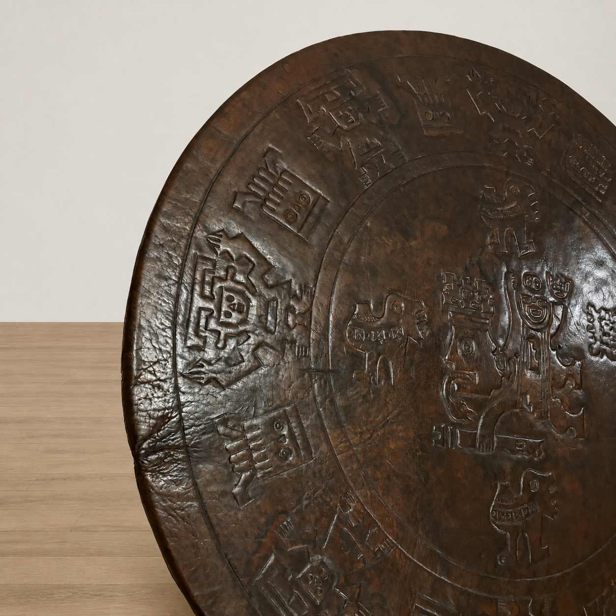 Leather coffee table Angel Pazmino