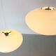 Large oval opaline glass candlestick Netherlands 1950s