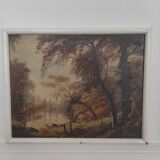 Two paintings by V Dufeutrel