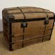 Antique wooden trunk