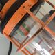 Vintage orange atrow workshop light with duralex glass