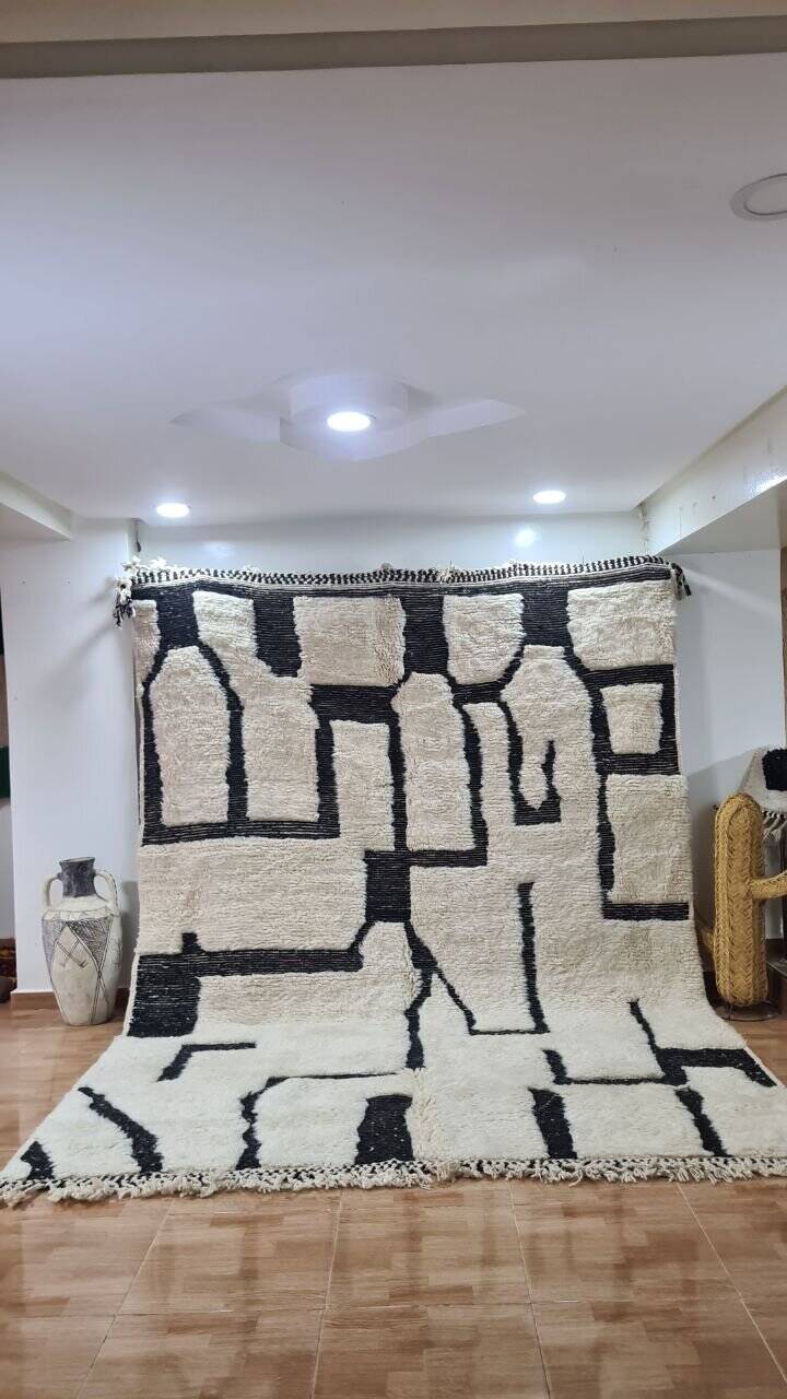 Handmade Berber wool rug 300X200 cm