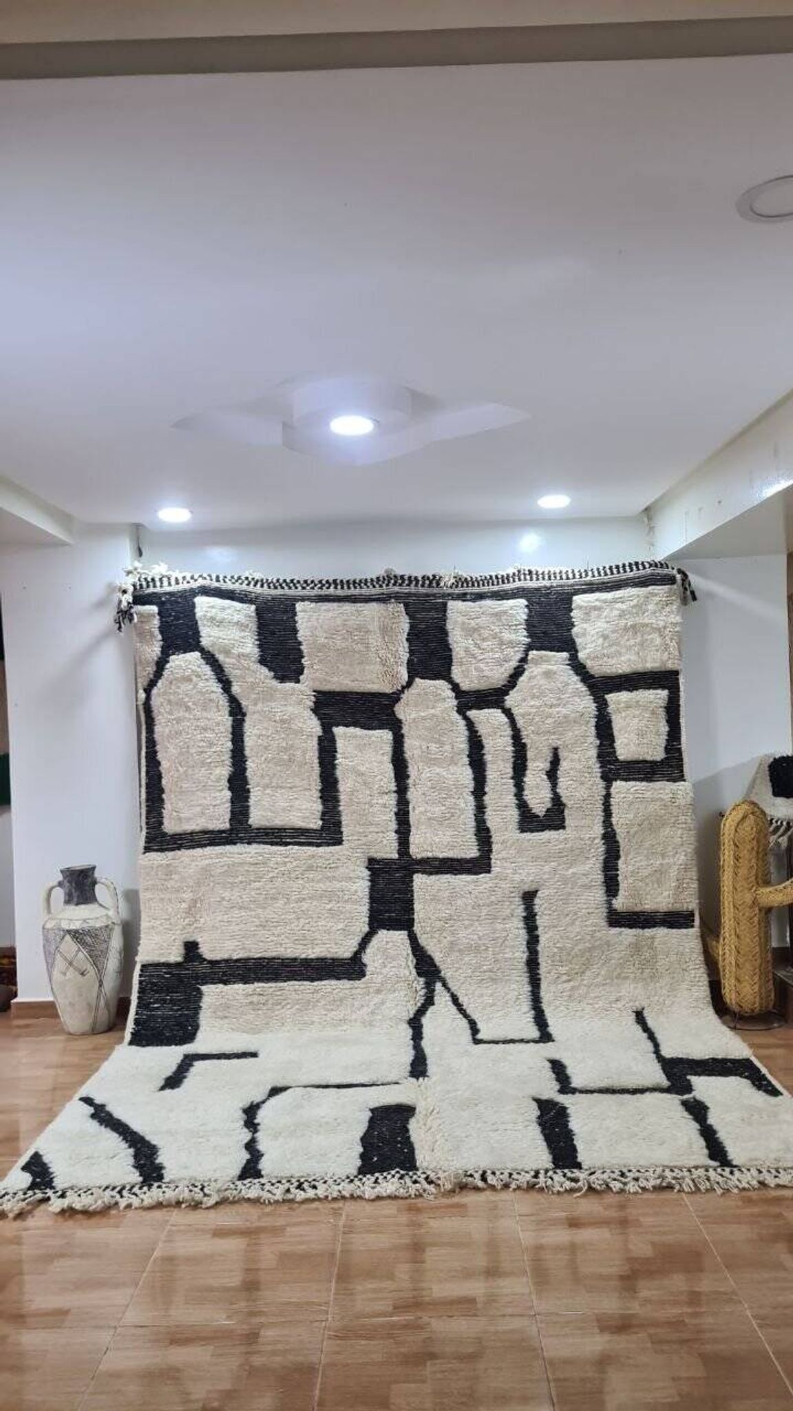 Handmade Berber wool rug 300X200 cm