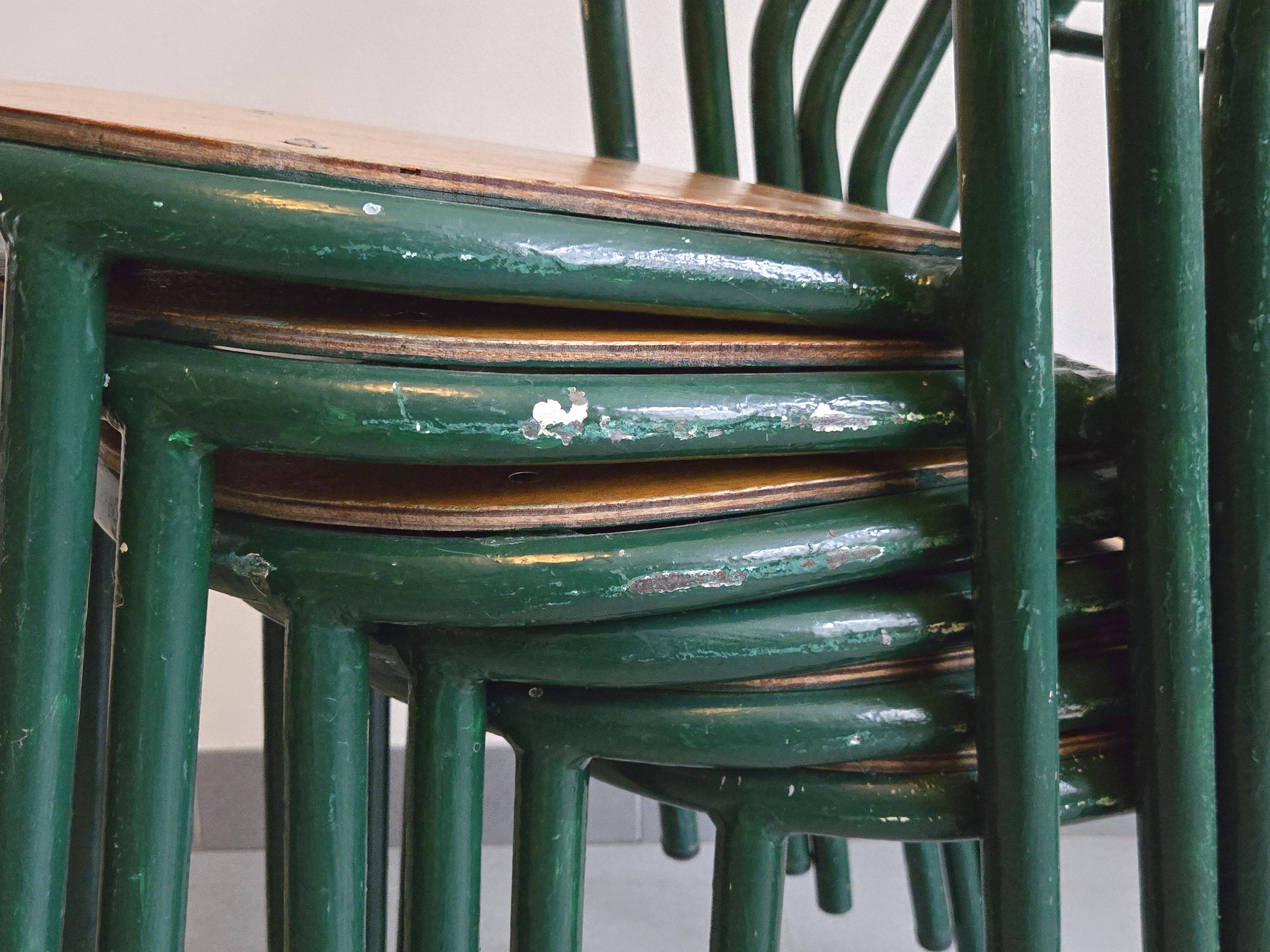 Set of 6 vintage Mobilor 1950 chairs