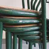 Set of 6 vintage Mobilor 1950 chairs