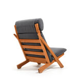 Fauteuil à dossier haut CH-03 par Hans J. Wegner