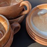 Set of cups and saucers ceramic