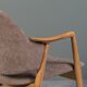 Fauteuils scandinaves design en bois de frêne