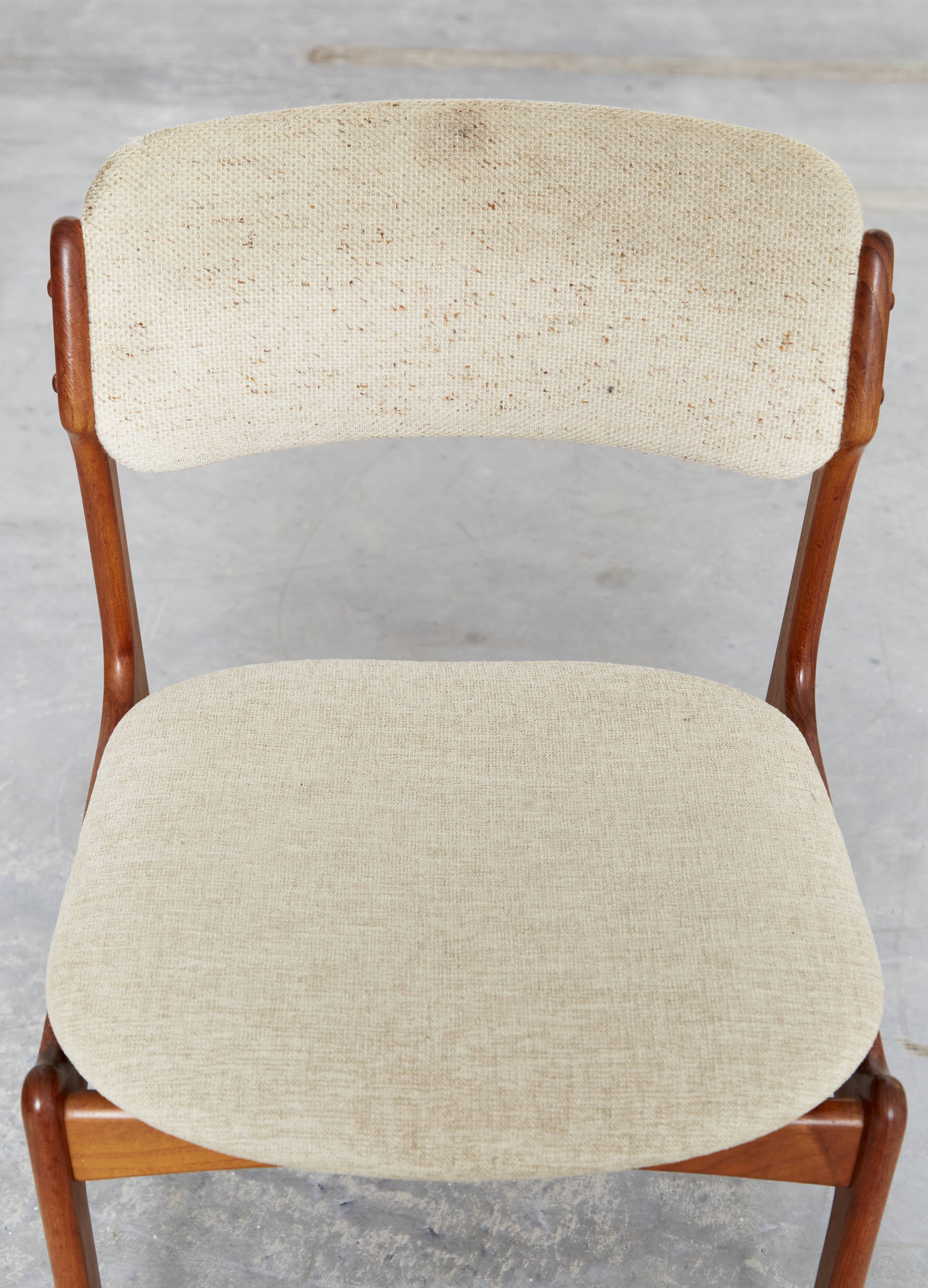 Set of 5 Erik Buck Dining Chair No.49 for O.D. Møbler