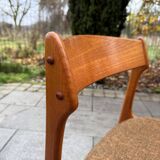 4 Scandinavian chairs by Erick Buch for Oddense, Denmark 1960