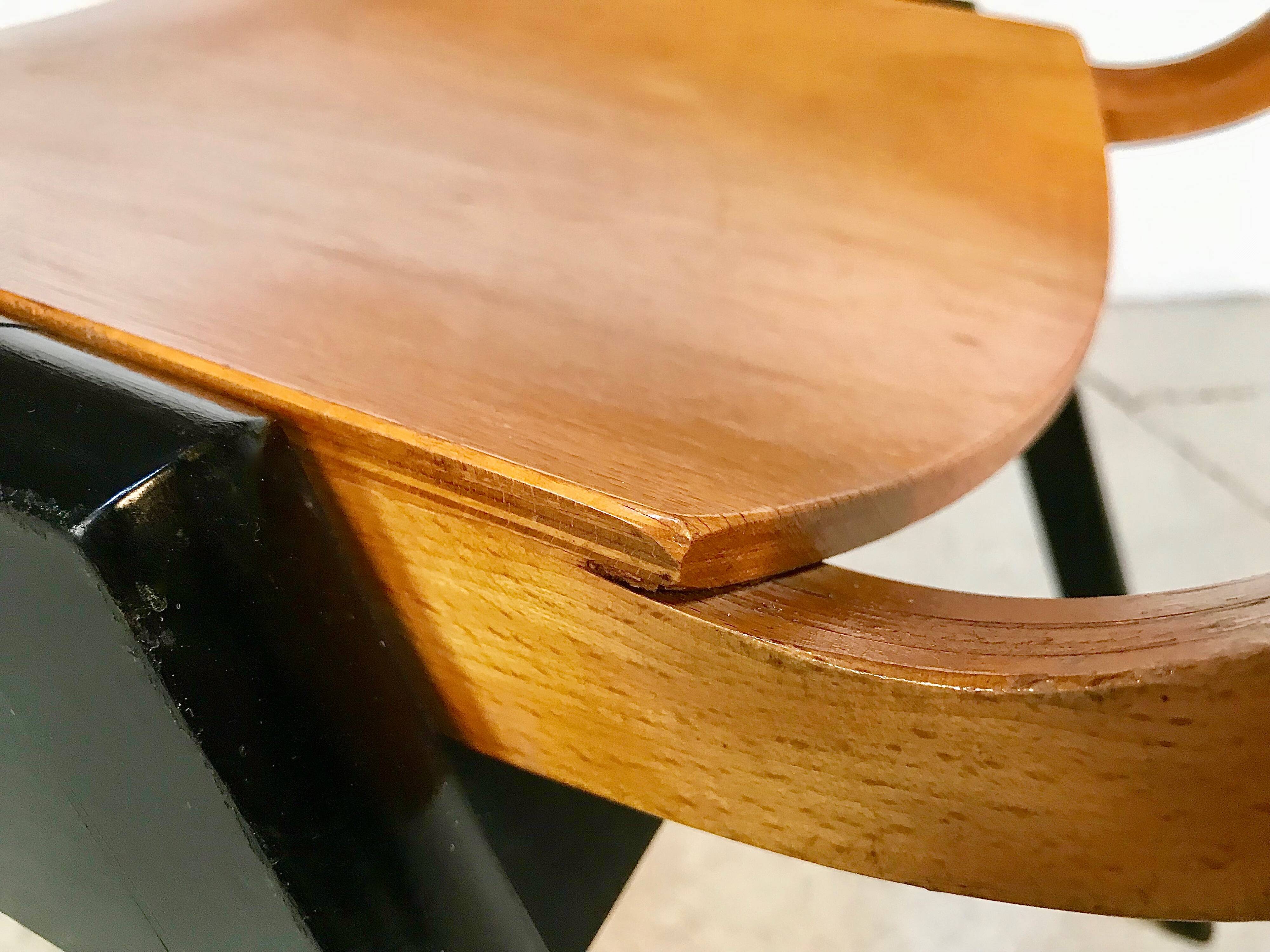 Set of 6 Dining Chairs P7 by Roland Rainer for E & A Pollack, Vienna 1952