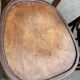 Lot 6 mismatched wooden bistro chairs