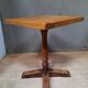 Square solid wood bistro table