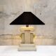 Lampe postmoderne en céramique de L'état du jour Anni '80