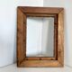 Antique handcarved frame Cedarwood 23.5 cm x 18.5 cm