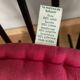Vintage Scandinavian rocking chair in blackened wood from the 1970s