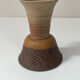 Vintage Scandinavian stoneware chalice cup, Höganäs style, 1960s.