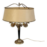 Lampe en laiton doré, style empire - début XXe