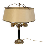 Golden brass lamp, empire style - early twentieth century