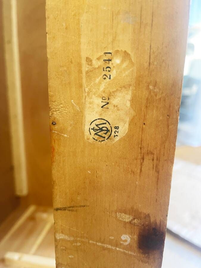 Pair of pine chests of drawers, circa 1970.