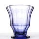 Czech Bohemian Hand Painted Amethist Crystal Goblet or Vase by Moser