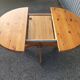 Old dining table vintage pine wooden chairs